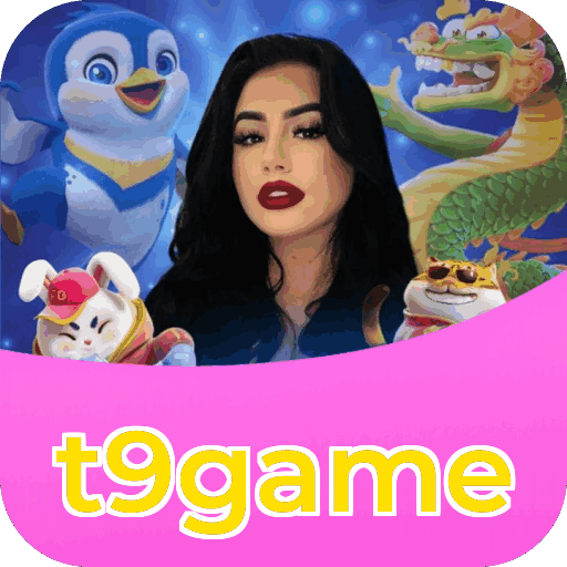 Interface do aplicativo t9game mostrando jogos disponíveis no iOS e Android
